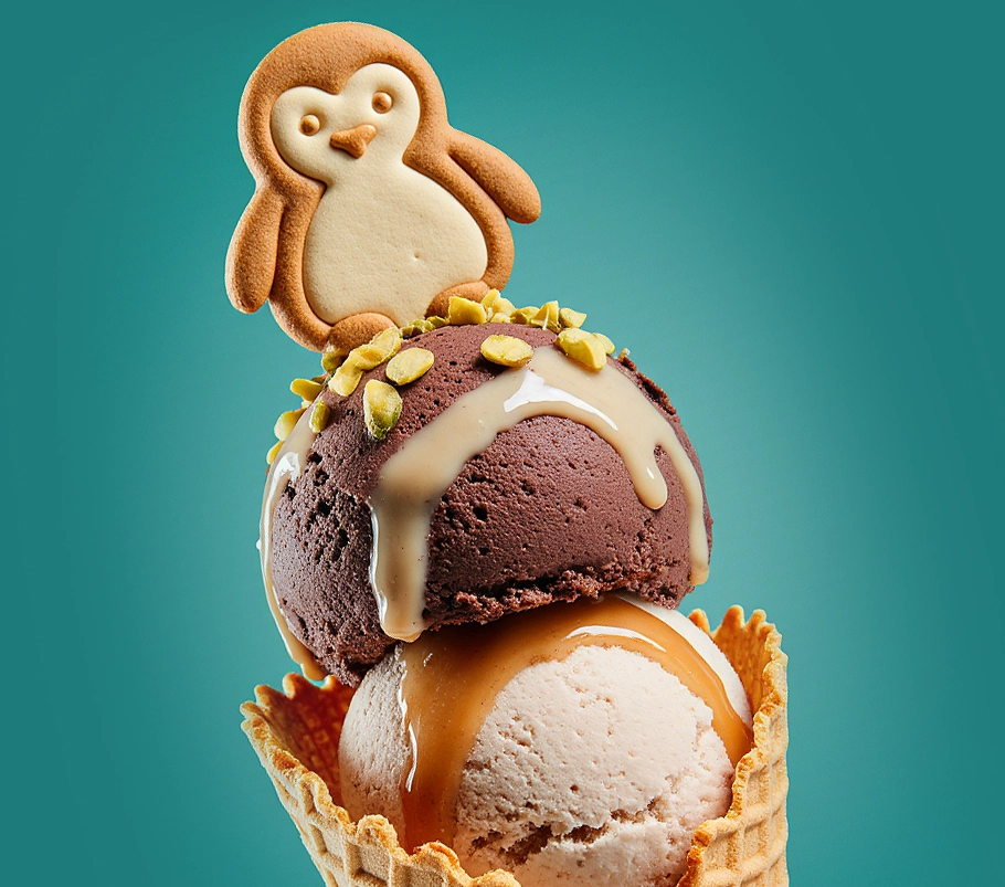 комплексный ребрендинг бренда мороженого «33 пингвина»