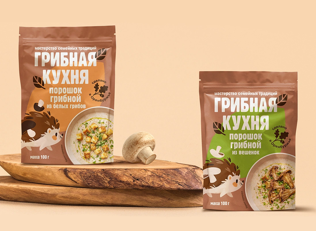 «Грибная кухня» — A.STUDIO Брендинговое агентство