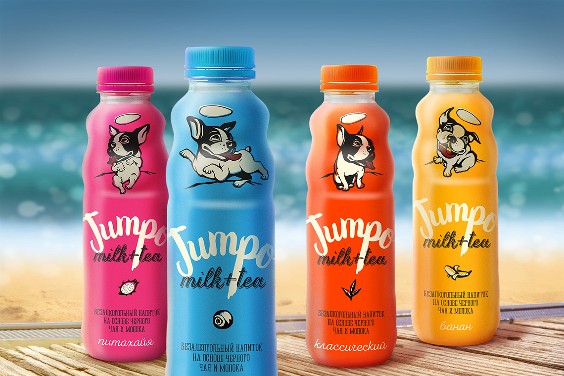 Jumpo, яркий и энергичный дизайн нового напитка — A.STUDIO