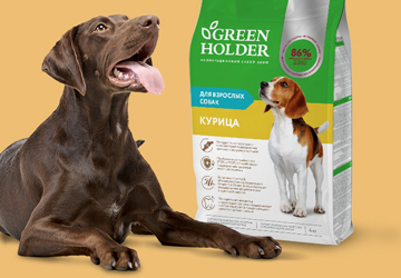 GREEN HOLDER — создание бренда кормов для здоровых и активных животных