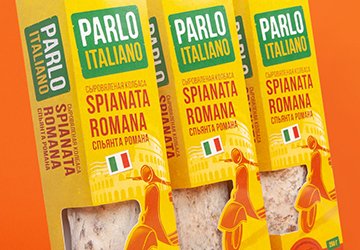 Parlo Italiano — брендинг итальянских колбас